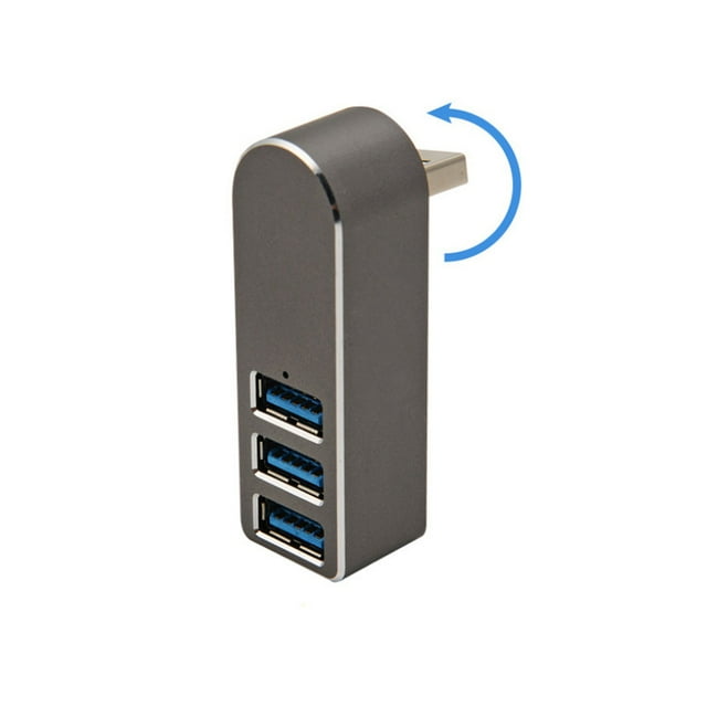 3 Ports USB 3.0 Moyeu 270 ° Rotatif pour USB 3.0 Appareils Compatibles