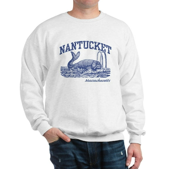 CafePress - Nantucket Massachusetts Sweatshirt - Crew Neck Sweatshirt