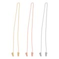thumbnail image 1 of FRCOLOR glasses chain clips 3PCS Multi-purpose Glasses Chain Clips Crocodile Pattern Metal Mask Rope Clips,0.75"X0.41"X0.28", 1 of 4