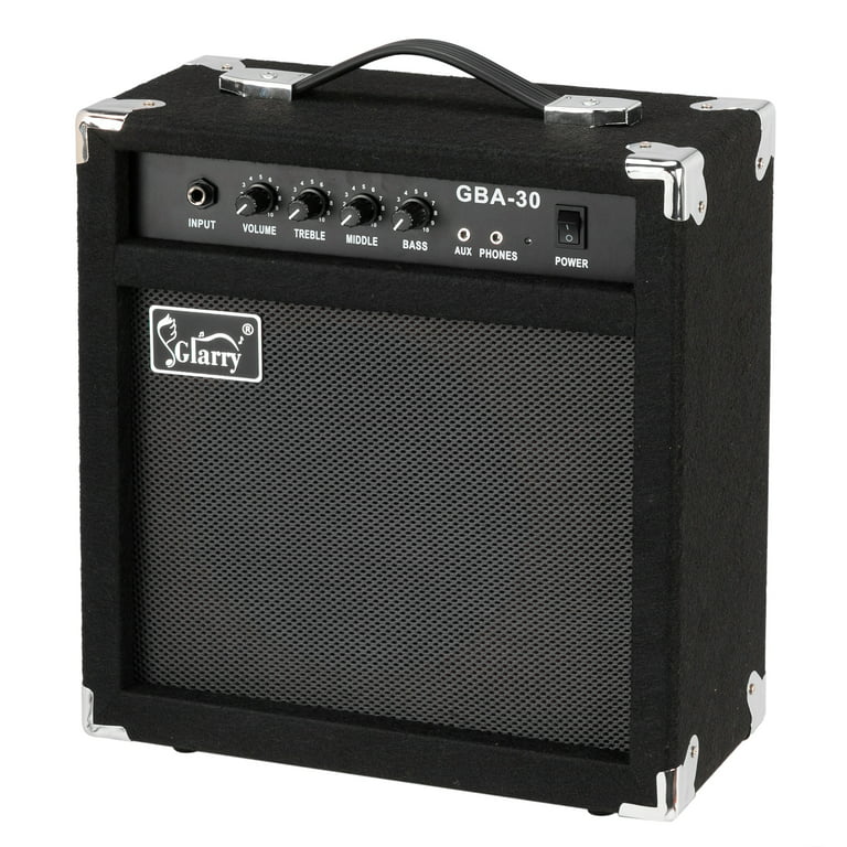 30W Electric Bass Guitar Amplifier, Black