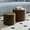 Walnut, variant on Nested Table Of 2, Walnut Color Coffee Table, Round Shape For Living/lounge Area, 2 Tables, , Stylish And Space Saving Living Area