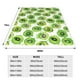 thumbnail image 3 of Fotbe Green Kiwi Manta de Franela Acolchonada con Estampado, Súper Suave y Esponjosa, Extra Grande para Sofá, Cama, Uso Todo el Año-60"x50", 3 of 7