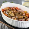 thumbnail image 3 of Ceramic Baking Pan Restaurant Baking Dish Oval Baking Dish Kitchen Ceramic Bakeware, 3 of 6