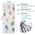 thumbnail image 2 of Alphabet Dinosaur Names Chart Pattern Hot Yoga Mat Towel Non Slip for Hot Yoga - Quick-Drying Yoga Mat Cover with 4 Corner Pockets with Travel Bag - Hot Yoga Towel Non Slip 70"x26", 2 of 6