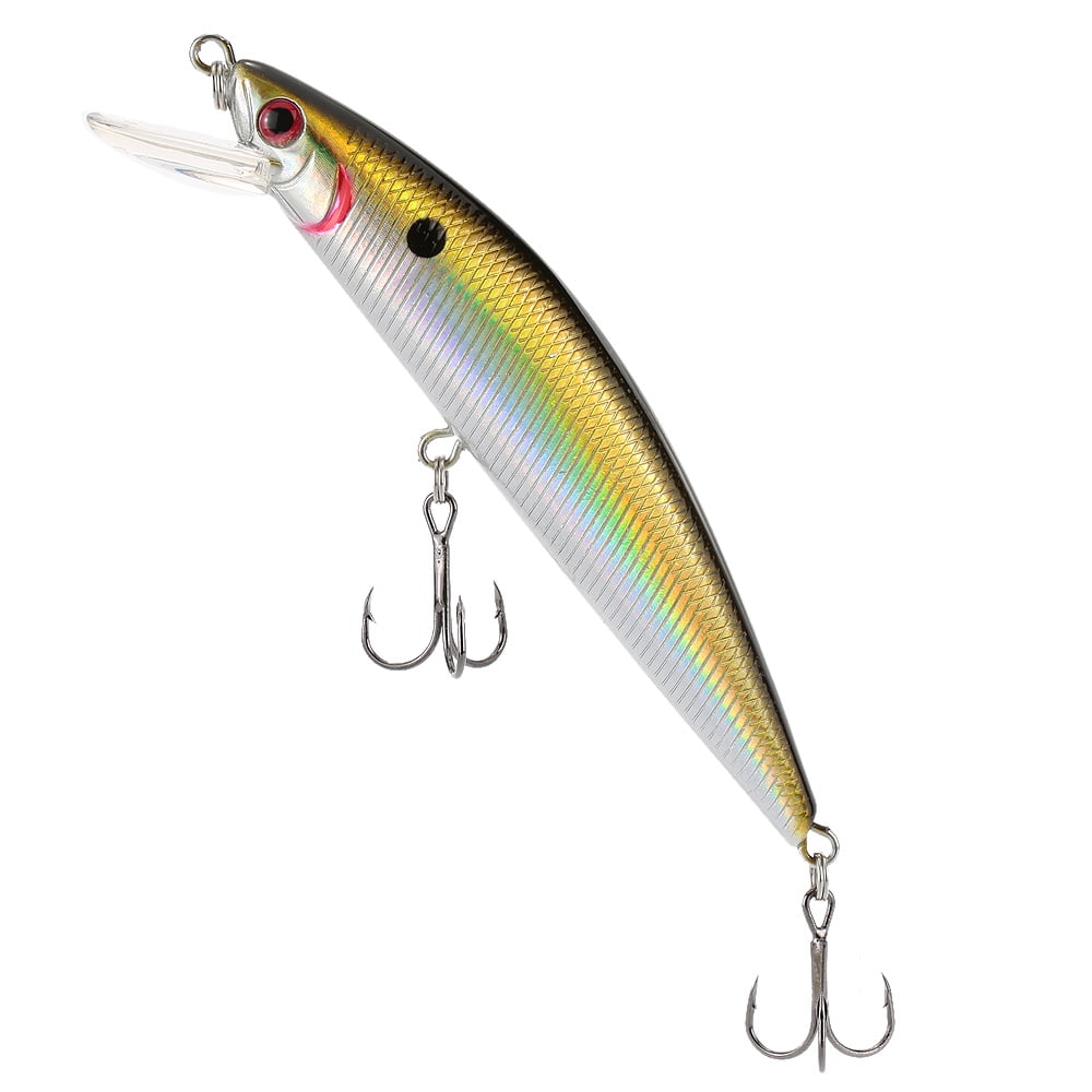 13cm 35g Sinking Minow Fishing Lure Hard Bait with Treble Hooks