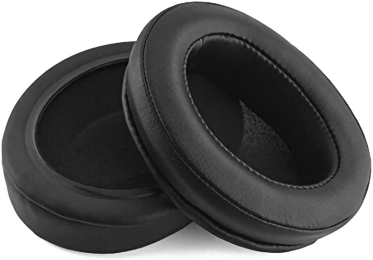 Aiivioll Momentum 2.0 Replacement Earpads Quite-Comfort Protein Leather Ear Cushion Cover Earmuff Repair Part for Sennheiser HD1 Momentum1.0 Momentum 2.0 Over-Ear Headset(Black +Black Net) - image 2 of 8