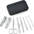 thumbnail image 4 of Portable 8 Piece Nail Clipper Set with Travel for Complete Manicure and Pedicure Care Kit Including Stainless Steel Tools, 4 of 6