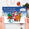 thumbnail image 4 of Tarjeta de Navidad COLINHELIN Santa divertido 20 x 13,5 cm, 4 of 7
