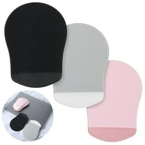 3 Pack Universal Stick-On Mouse Pouch,Slim Mouse Holder,Case for Magic Mouse,with Reusable Adhesive,No Glue Residue,Compatible with Computer,Laptop,Office,Home (Grey,Black,Pink)