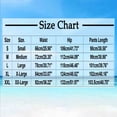 thumbnail image 2 of Ahabrexf Elastic Waist Dress Pants for Women Straight Leg, Imitation Denim Loose Fit Solid Color with Drawstring and Large Pocket, 2 of 5