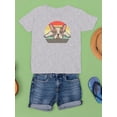 thumbnail image 3 of Retro Style Frenchie Bulldog T-Shirt Juniors -Image by Shutterstock,  Medium, 3 of 4