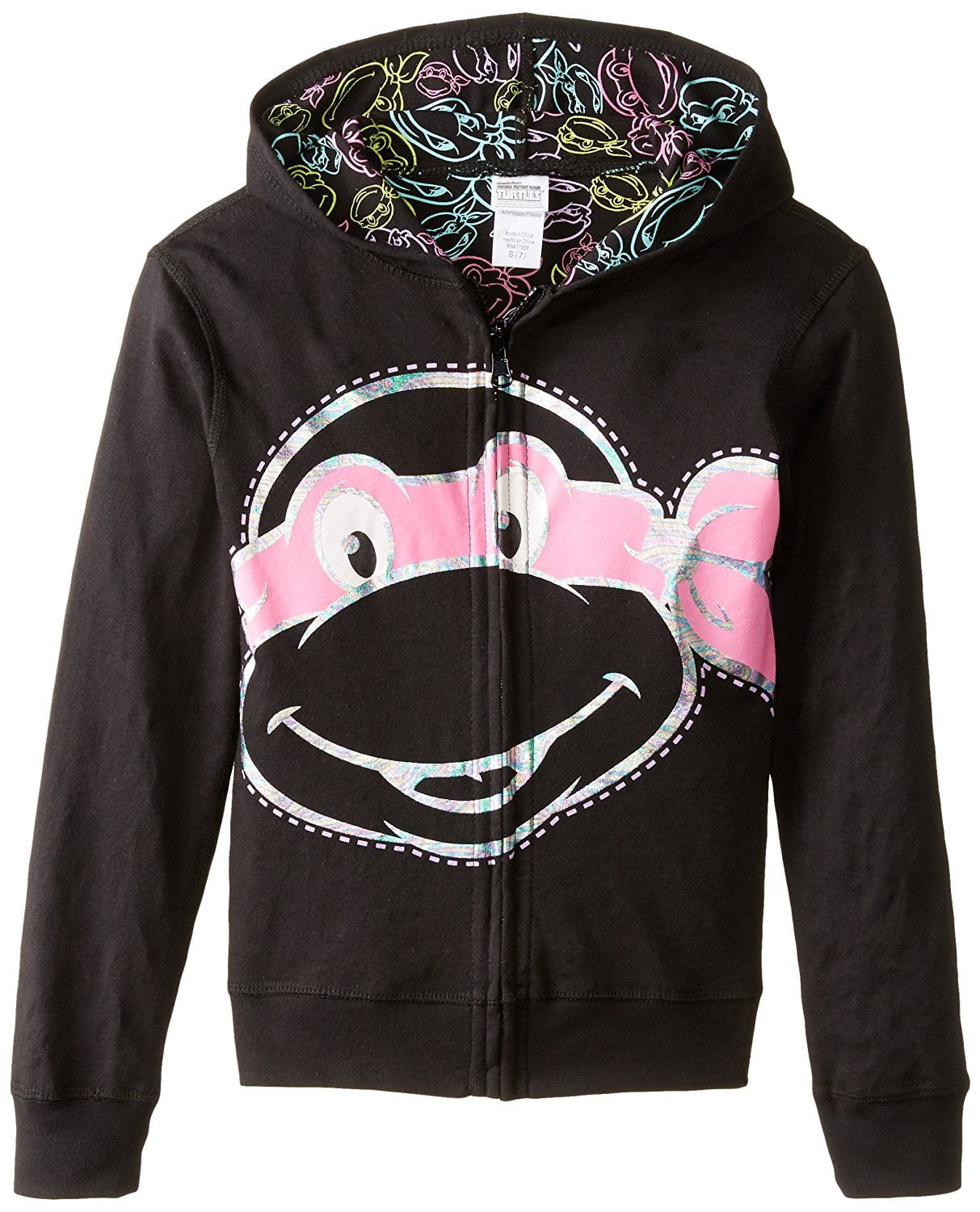 ninja turtle zip up hoodie