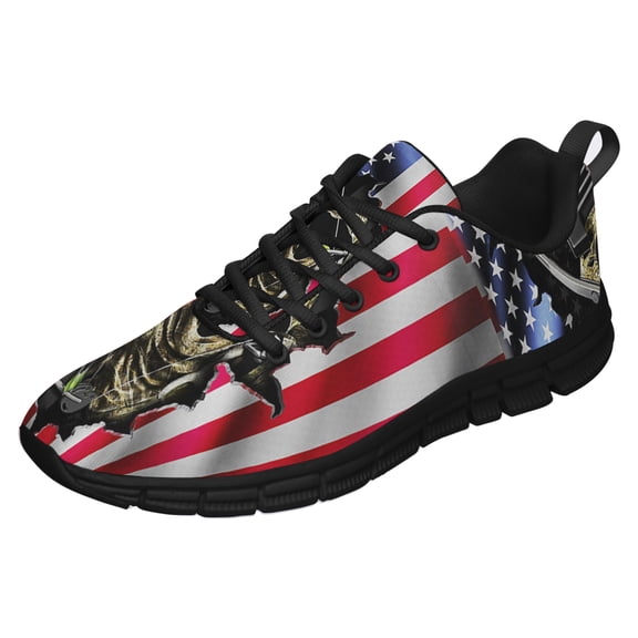 Bow Hunting Running Shoes Sneakers Mesh Black Size 3.5