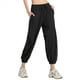 thumbnail image 1 of Pantalones Deportivos de Senderismo para Mujer, de Secado Rápido, con Cordón Ajustable, para Viajes Al Aire Libre, Yoga y Fitness. Negro S, 1 of 8