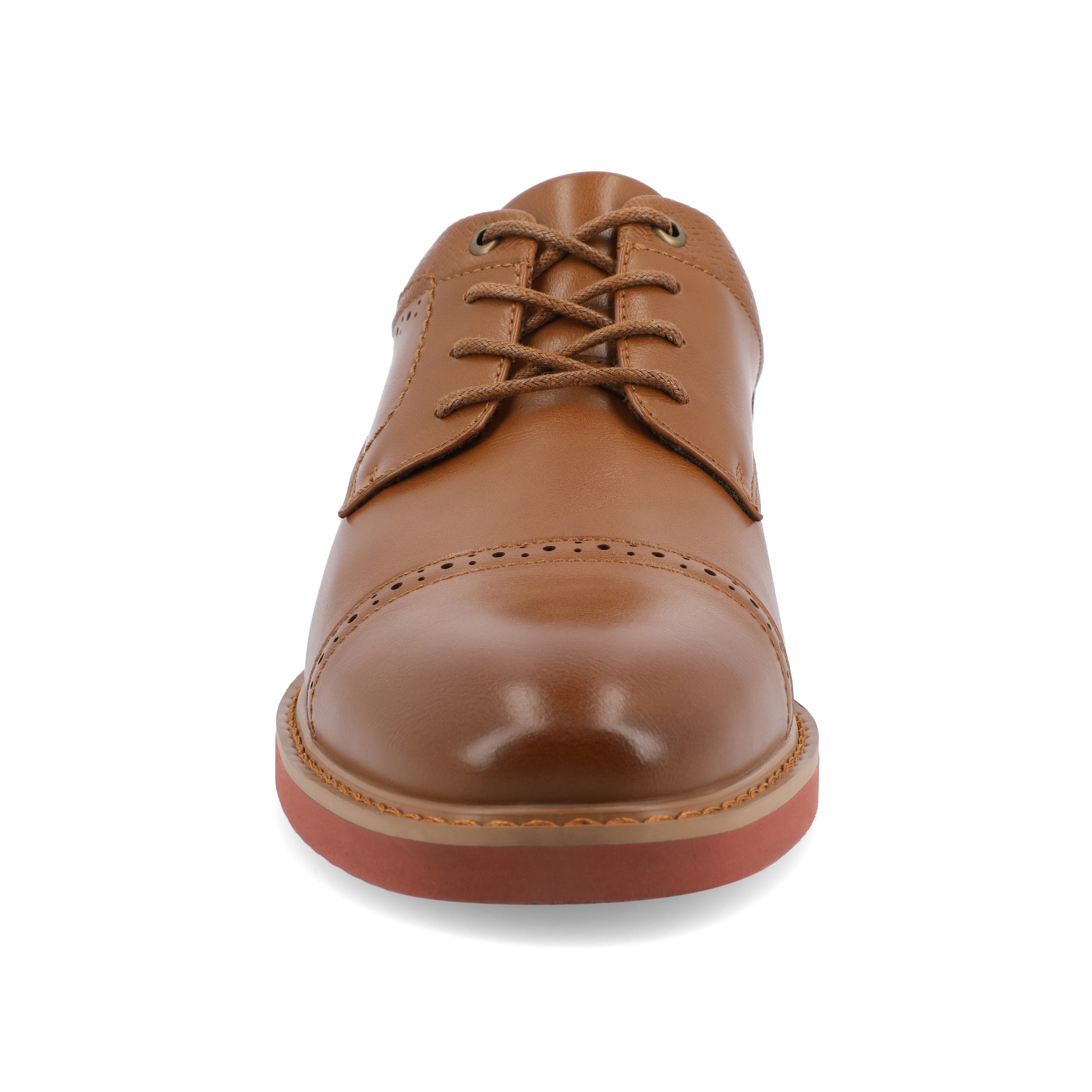 Vance Mens Dexter Tru Comfort Foam Cap Toe Lace-up Derby