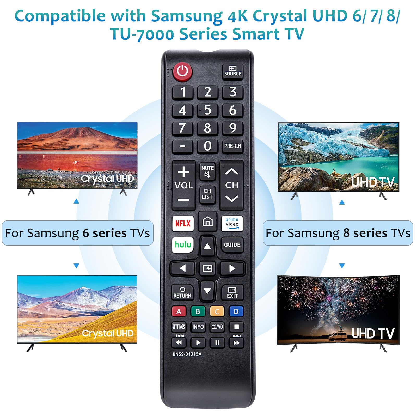 Samsung BN59-01315A Replacement TV Remote Control photo 2