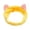 Yellow, variant on Bmisegm Headbands for Women Plush Cat Ears Spa Makeup Skin Care Facial Daily Comfortable Face Wash Headband White