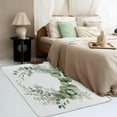 thumbnail image 3 of Leaf Rugs for Bedroom - 4x6 Rug - Leaf Rug - Green Leaves Area Rug - Botanical Floral Spring Rugs - Watercolor Flower Carpet, 3 of 7