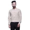 thumbnail image 1 of BESTMAN Kurta Court Imprimé pour Homme Col Mandarin Indien Chemises Vêtements Décontractés, 1 of 6
