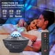 thumbnail image 4 of Proyector de galaxias, luz de noche estrellada con altavoz Bluetooth para decoración de dormitorio, proyección de olas del océano controlada por aplicación, 4 of 5