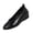 Black, variant on Cut-Out Comfort Footwear, Perforated Wedge Shoes, Women's Ballet Flats Business Office Work Dress Shoes Low Wedge Round Toe Slip-Ons Comfortable Dressy Casual Flats for Women, Silver 8