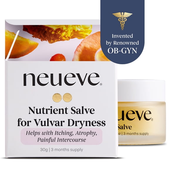 NeuEve Vulva Balm for Women Ages 45-70 - Hormone-Free External Moisturizer for Intimate Dryness, 20g Jar