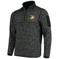 thumbnail image 2 of Men's Antigua Black Army Black Knights Fortune Half-Zip Sweatshirt, 2 of 4