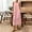 Pink, variant on Cotton Linen Womens Sun Dresses Pink Sleeveless Midi Casual Tank Dress with Pockets Loose Fit Beach Crew Neck Drop Shoulder Dresses