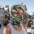 thumbnail image 5 of Unique Bargains 1 Pc Quick-drying Ice Silk Camouflage Balaclava Face Mask Army Green, 5 of 5
