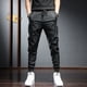 thumbnail image 5 of Pantalones casuales de verano para hombre, de seda fina, de secado rápido, de algodón clásico, ajustados, en oferta, largos, holgados, nuevos, anchos, para hombre, 5 of 5