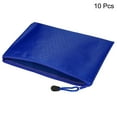 thumbnail image 3 of Uxcell A5 Document Pocket Storage Pouch Waterproof Zipper File Bags, Blue 10 Pack, 3 of 6
