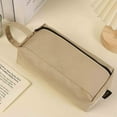 thumbnail image 1 of Estuche para lápices de gran capacidad - organizador de 3 compartimentos con cremallera, bolsa de papelería de tela resistente para bolígrafos, gomas y material escolar, 1 of 3