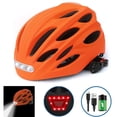 thumbnail image 3 of Casco De Bicicleta Ajustable Con Luz Recargable USB, Casco De Seguridad Para Montaña Y Carretera, Luz Trasera De Seguridad Integrada, Cómodo Y Resistente, 3 of 8