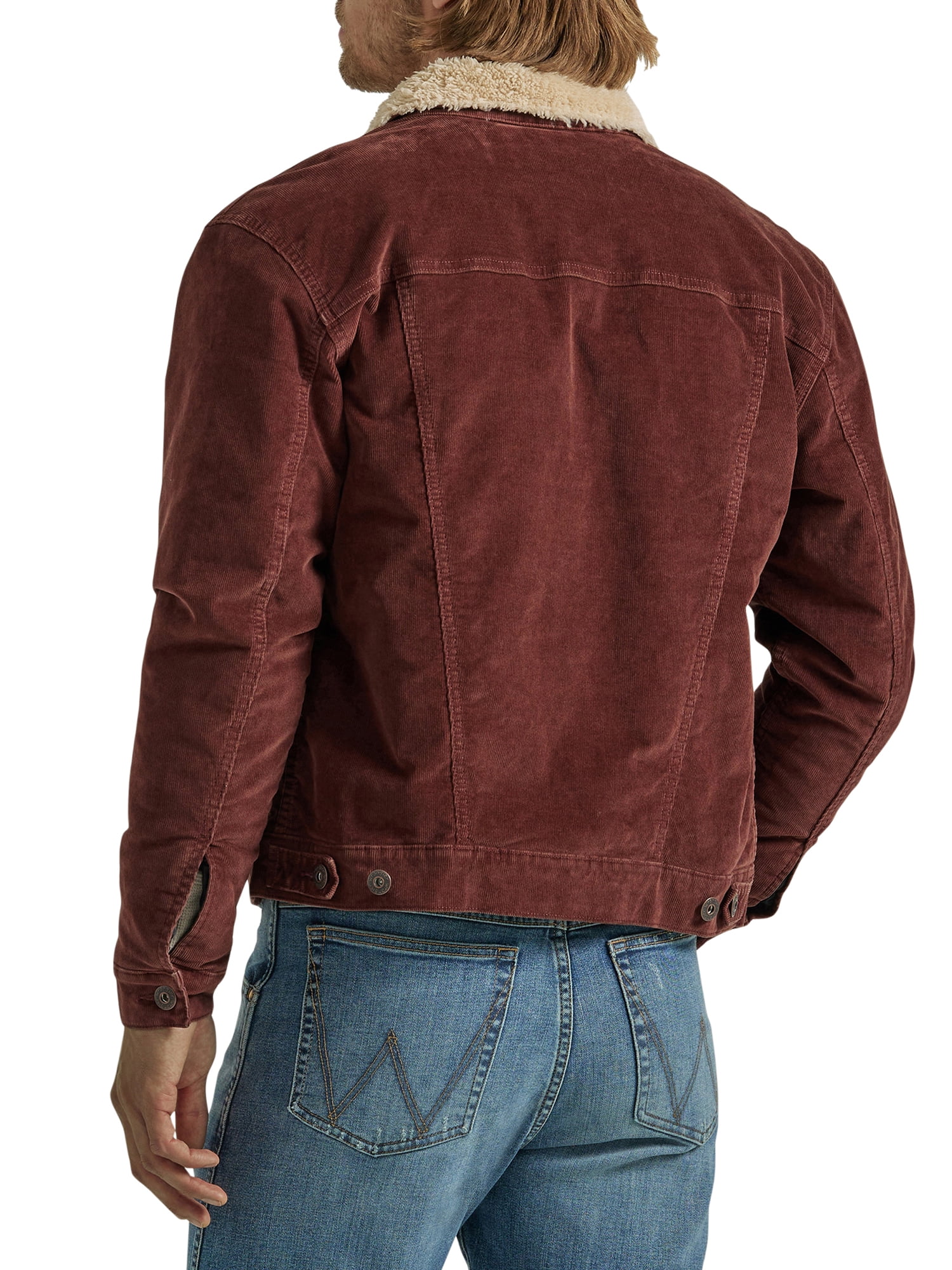 Wrangler® Men's and Big Men's Sherpa Lined Regular Fit Trucker Jacket