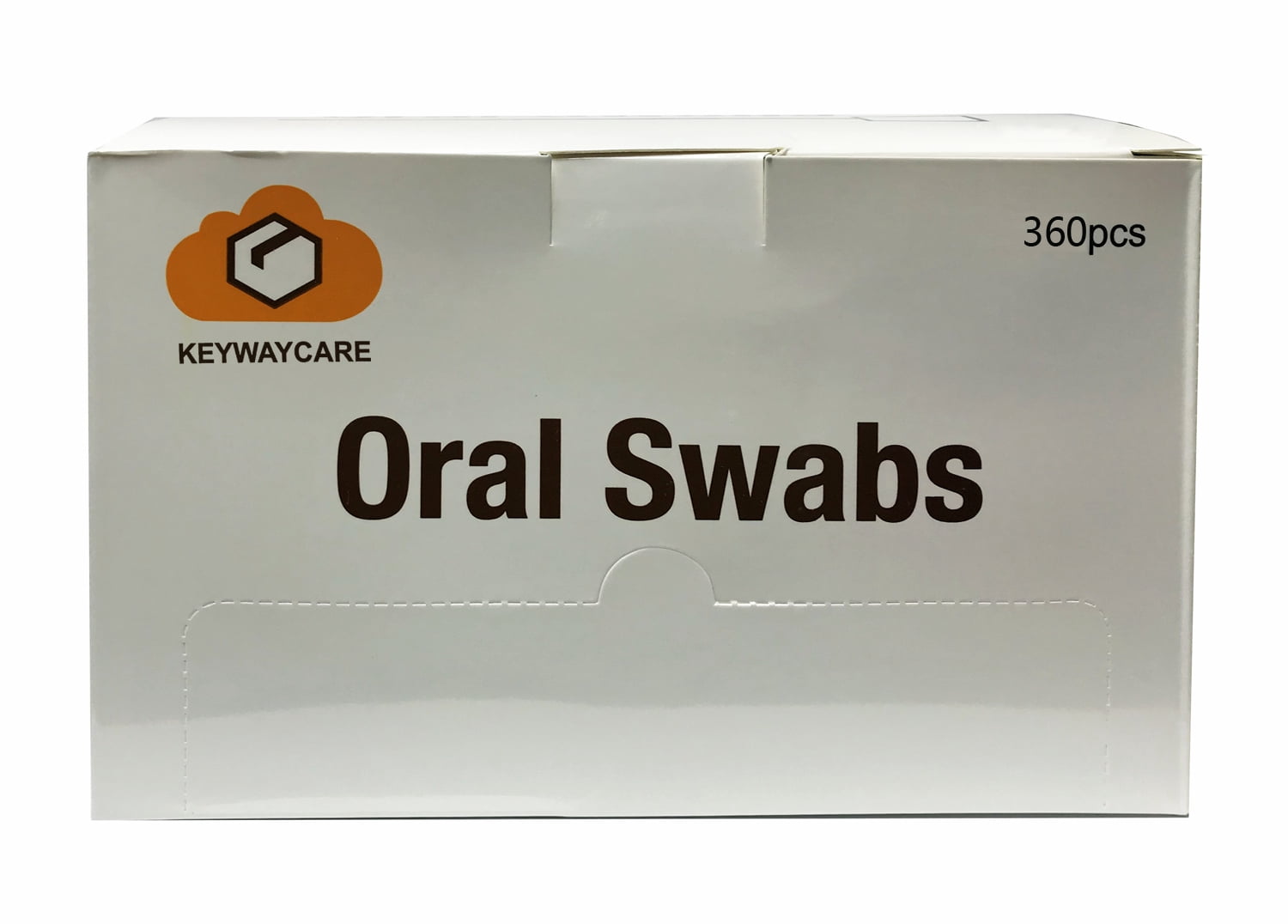 Oral Swabs Disposable 360 Pcs Each Individually Wrapped Packing Swabsticks Toothettes Mouth Swabs Sponge Dental Care Zigzag Wave Shaped Multi-color 6 Color Soft Foam Tip Oral Swabs