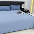 thumbnail image 4 of Solid Color Bed Sheet,Soft,Breathable,Washable,Easy to Maintain,Fade-Resistant,Fiber Bed Sheet,Home Bedding,Solid Color Sheet,Comfortable Bed Sheet,Fiber Sheet Holiday Gifts, 4 of 6