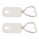 thumbnail image 4 of 2 llaveros conmemorativos de acero inoxidable para mascotas, colgante de recuerdo con huella de pata, para cenizas de perro y gato, joyería con placa de identificación para amantes de las mascotas., 4 of 7