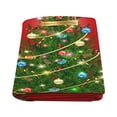 thumbnail image 2 of CADecor Christmas Greeting Card With Rustic Wood Blanket Throw Super Soft Warm Bed or Couch Blanket 58x80 inches, 2 of 2