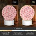 thumbnail image 3 of Daiia Cute Pink Squirrel Pattern Acrylic Night Light, LED Touch Light, Bedroom Night Light, Soft Glowing Lamp Perfect Gift for Mother's Day, Birthday, or Christmas, 3 of 9