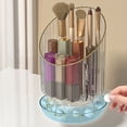 thumbnail image 3 of Organizador De Brochas De Maquillaje, Ahorro De Espacio, Soporte De Almacenamiento De Brochas De Maquillaje A Prueba De Polvo, Plástico Transparente, Gran Capacidad, Impermeable, 3 of 8