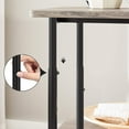 thumbnail image 3 of VASAGLE Industrial Printer Stand 3-Tier Machine Cart with Wheels and Adjustable Table Top Greige and Black, 3 of 9