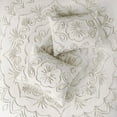 thumbnail image 4 of Gracie Mills Gertrude Medallion Chenille 3-Piece Duvet Cover Set - GRACE-13391, 4 of 5