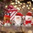 thumbnail image 4 of Tarro Transparente De Navidad, Tarros De Galletas Navideñas De Plástico, Ligero, Seguro, 3 Piezas Para Tiendas Para El Hogar, 4 of 7