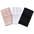 thumbnail image 1 of PEACNNG 3 Pieces Women‘s Bra Extenders Elastic Stretchy Bra Extension Strap  3 Rows x 3 Hooks (Multi-Color), 1 of 6