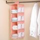 thumbnail image 3 of Hngeregal Kleiderschrank, 4 Fcher Hngender Organizer Schrank, Mit 12 Netzseitentaschen Fr Familienschrank Schlafzimmer, Faltbar Und Universal Fit- 30*, 3 of 5