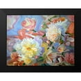 thumbnail image 2 of Kopania, Zbigniew 14x12 Black Modern Framed Museum Art Print Titled - Peonies painted with the Hope, 2 of 5