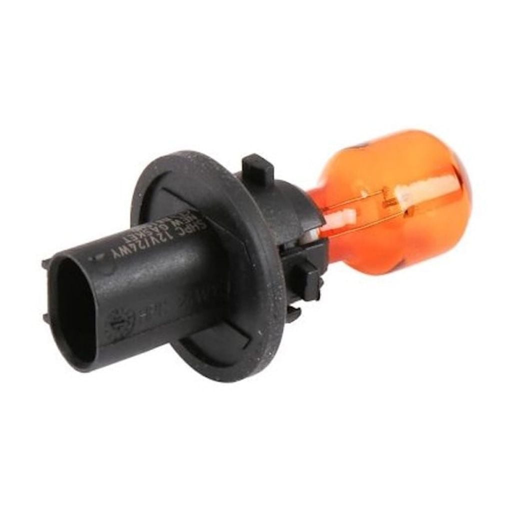 KarParts360 For Saturn Outlook 2007 2008 2009 2010 Multi-Purpose Light Bulb | Amber | Incandescent | 0.35 inches / 9 millimeters Diameter | 12 DC Voltage | 24 Wattage | 1 Filament
