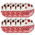 thumbnail image 1 of HEVIRGO 10 Pcs / Set Assiette en Papier Ensemble Jetable Augmenter l'Atmosphère de Style de Noël Bande Dessinée Festive Décomposable Résistant à la Chaleur Coloré Impression Noël Papier Tasse Plaque pour Fête de Noël, 1 of 10
