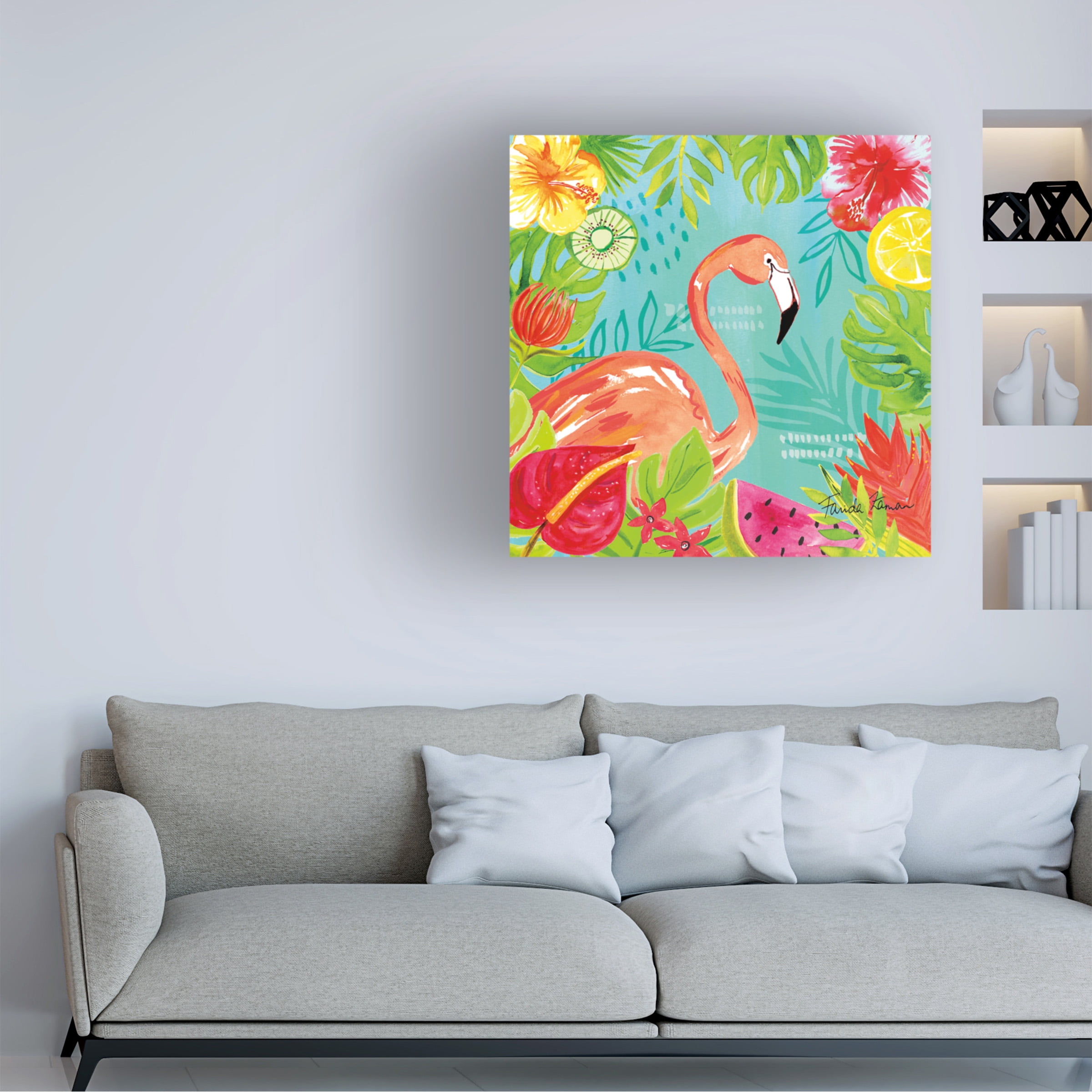 Farida Zaman 'Tutti Frutti IV' Canvas Art