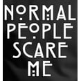 thumbnail image 2 of Normal People Scare Me Hoodie Black 3XL, 2 of 4